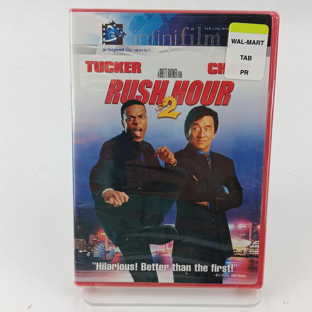 Rush Hour 2 DVD Infinifilm Widescreen Jackie Chan Chris Tucker PG-13 New Line